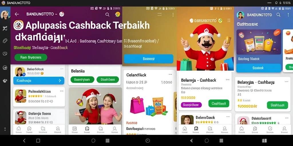 Tampilan antarmuka pengguna BANDUNGTOTO dengan fitur Cashback
