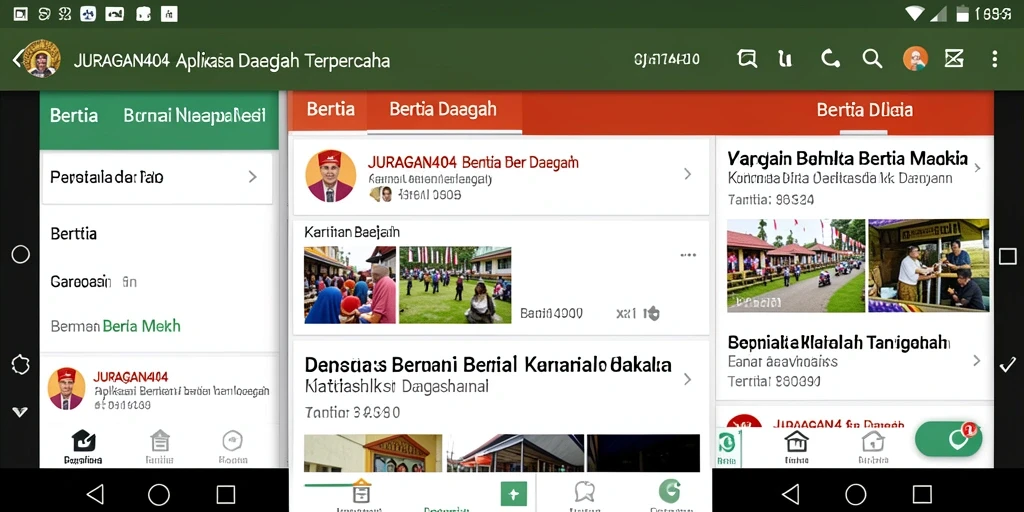 Tampilan antarmuka aplikasi JURAGAN404 yang informatif dan menarik.