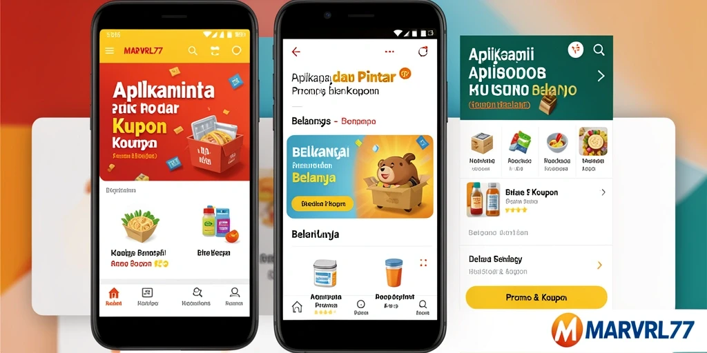 Tampilan antarmuka MARVRL77 yang intuitif untuk promo dan kupon.