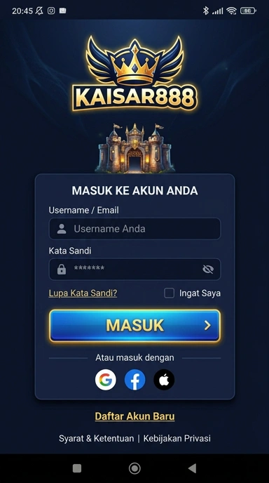 Cara Masuk Akun Kaisar888 Mudah dan Cepat